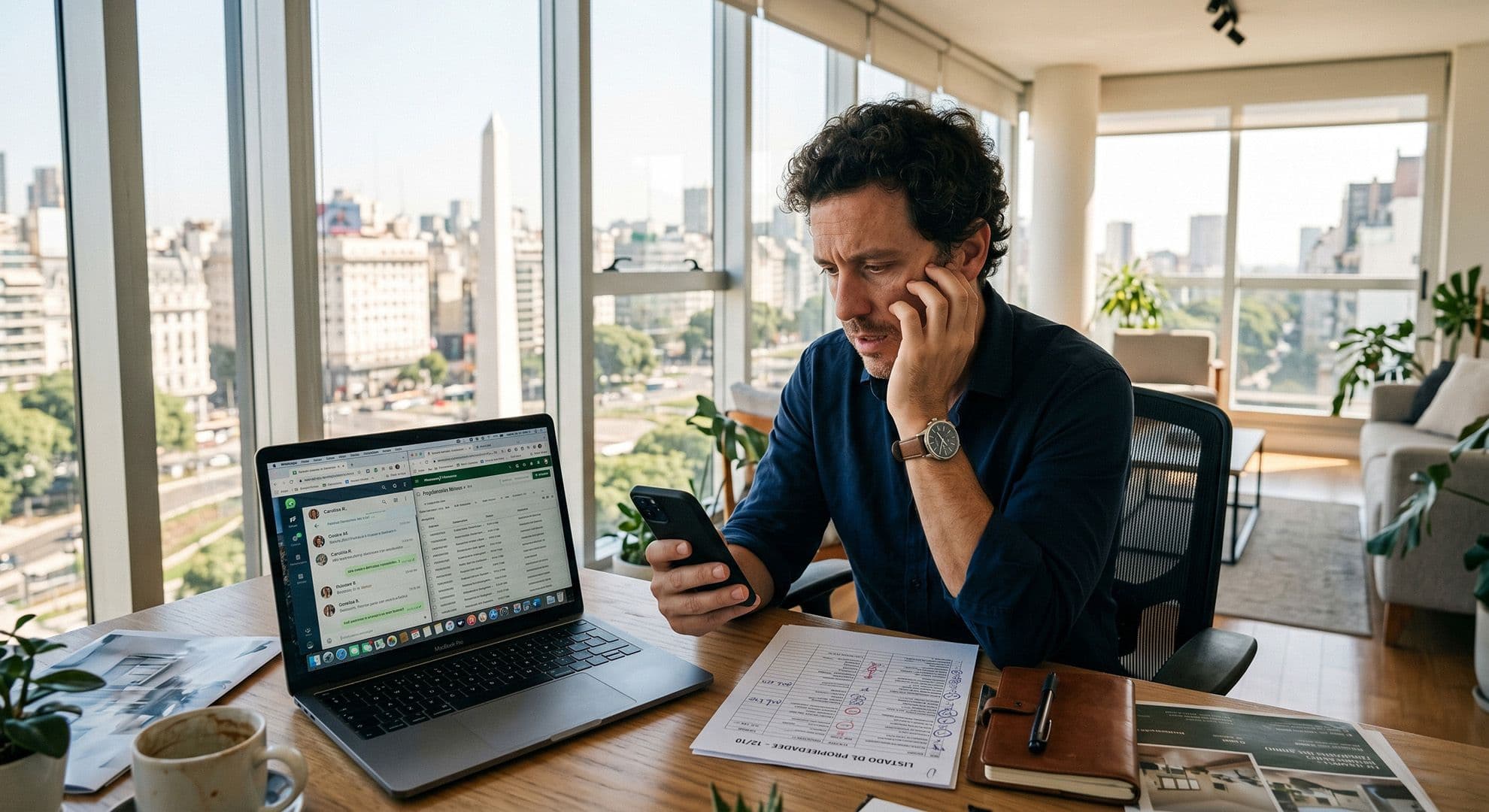 Gestión de leads y base de datos de clientes para corredores inmobiliarios que no tienen tiempo que perder